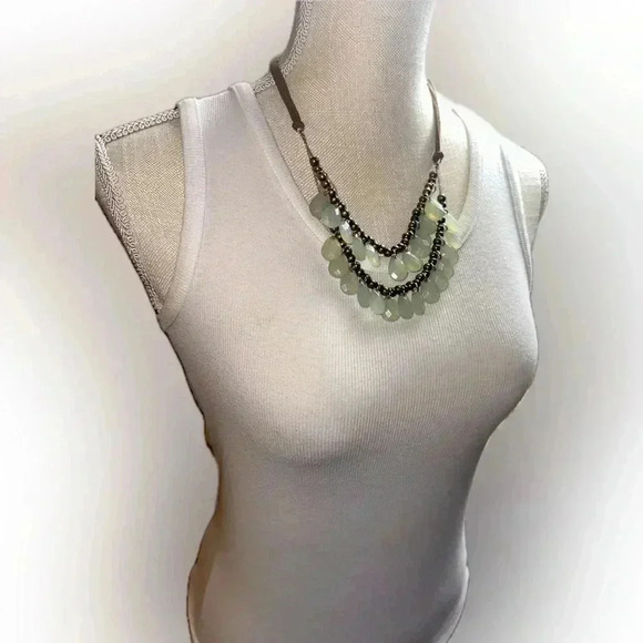 Elegant Multi-Strand Beaded Necklace - Picture 1 of 11